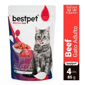 Bestpet Gato Beef 85gr 6 unidades